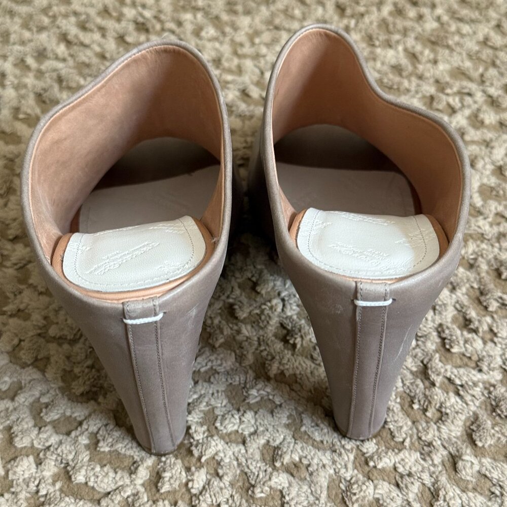 Unworn Peep Toe Mule Grey - Picture 6 of 6